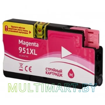 Картридж Sakura Printing SICN047AE (аналог HP 951XL Magenta) картинка 2